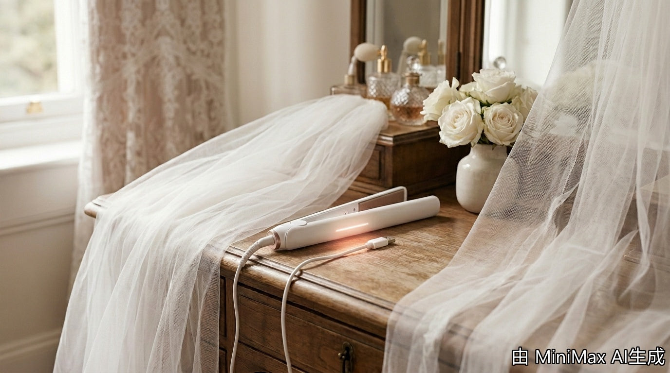 FIFN Z7 wireless straightener for wedding bridal prep
