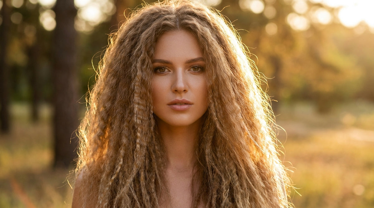 Festival crimped hair outdoor concert styling guide