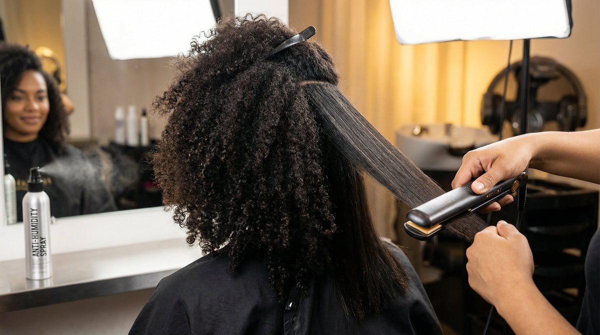 how to straighten curly hair with a flat iron dos and donts