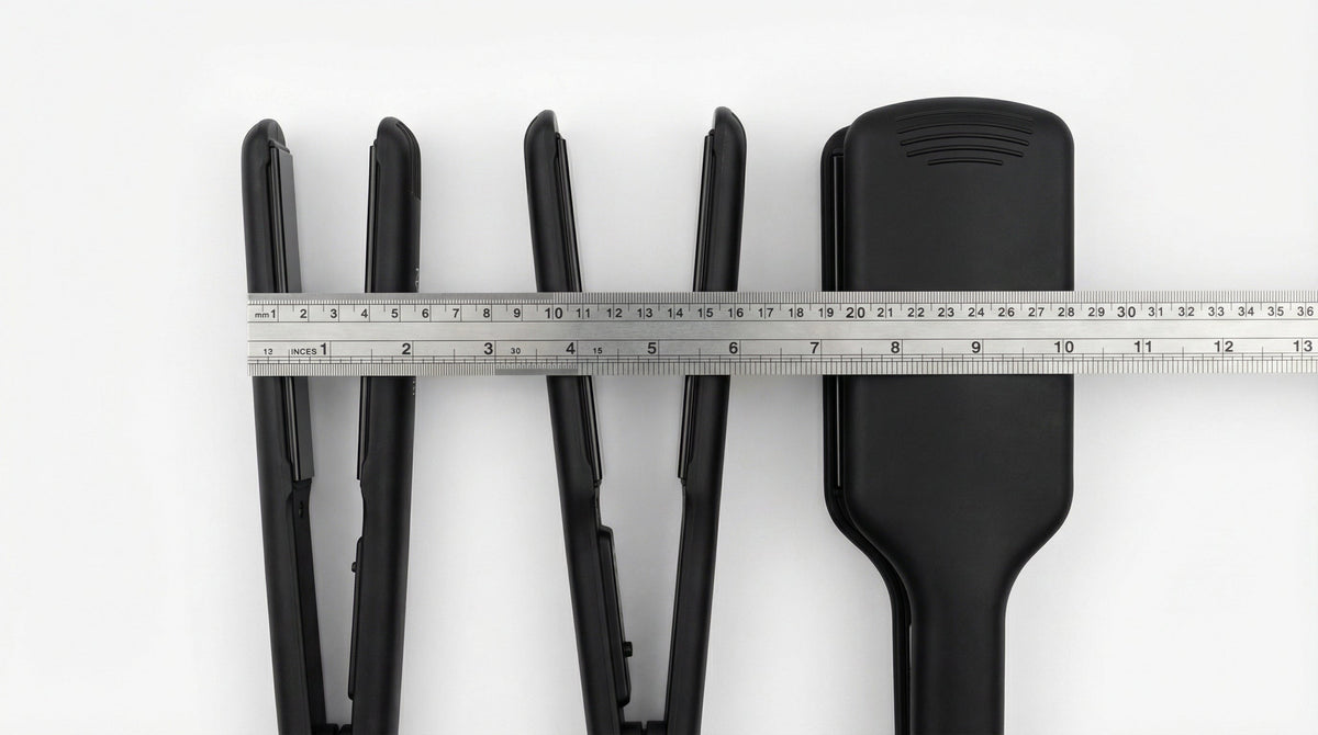 flat iron size chart 0.5 1 1.5 and 2 inch plates