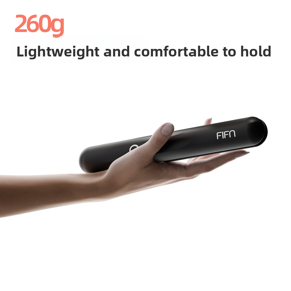 FIFN L03 compact ceramic hair crimper adjustable heat styling all hair types anti-scald