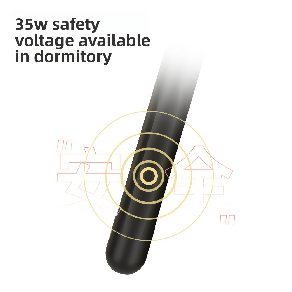 FIFN L03 compact ceramic hair crimper adjustable heat styling all hair types anti-scald